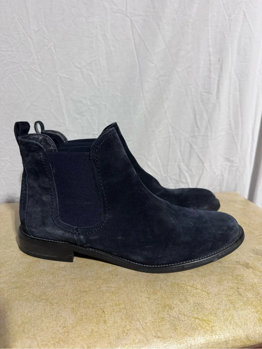 Paul Green blue suede ankle boot Mens Size 7